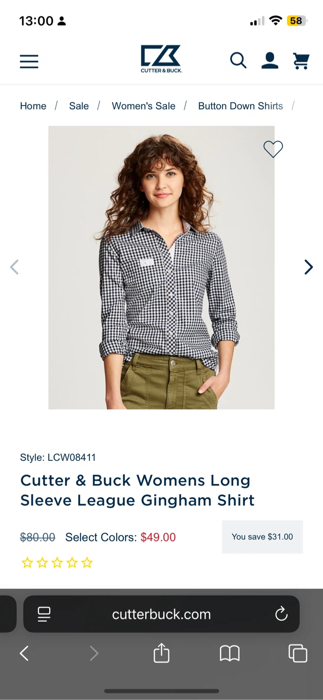 New Cutter & Buck Women’s Long Sleeve Shirt - photo 3