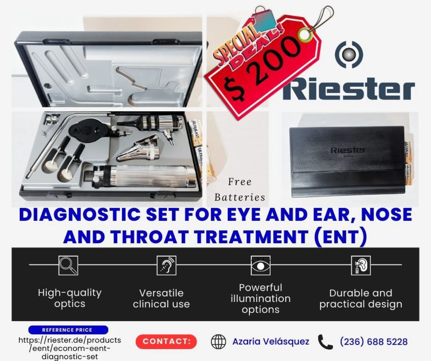 Riester ENT Diagnostic Set