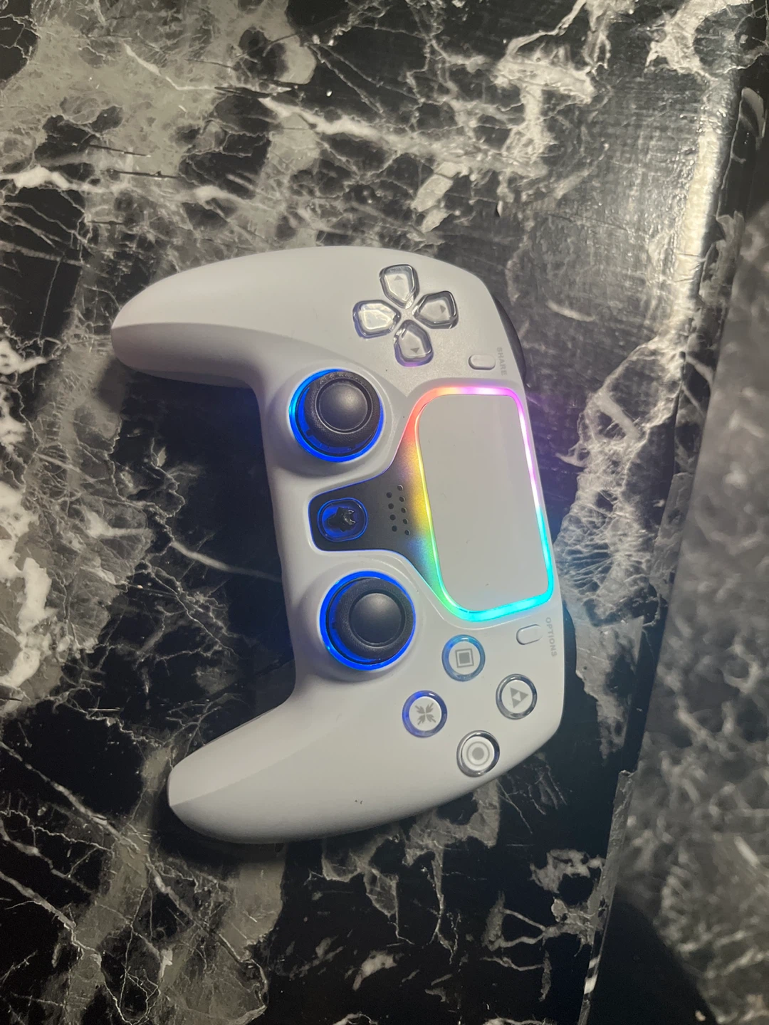 PDP Afterglow Wireless Deluxe Controller - White