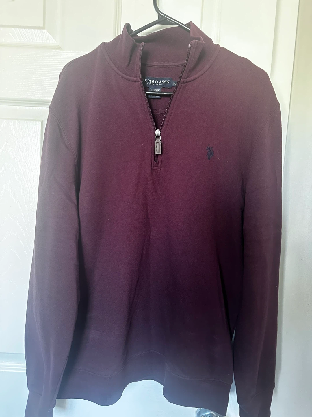 U.S. Polo Assn. L/G Pullover - Burgundy