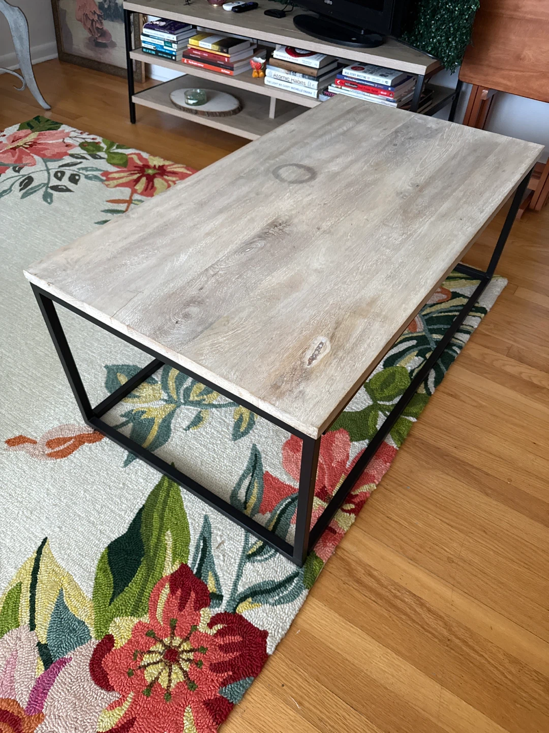 Wood & Metal Coffee Table - photo 2