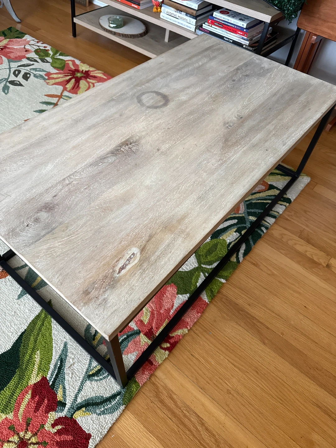 Wood & Metal Coffee Table