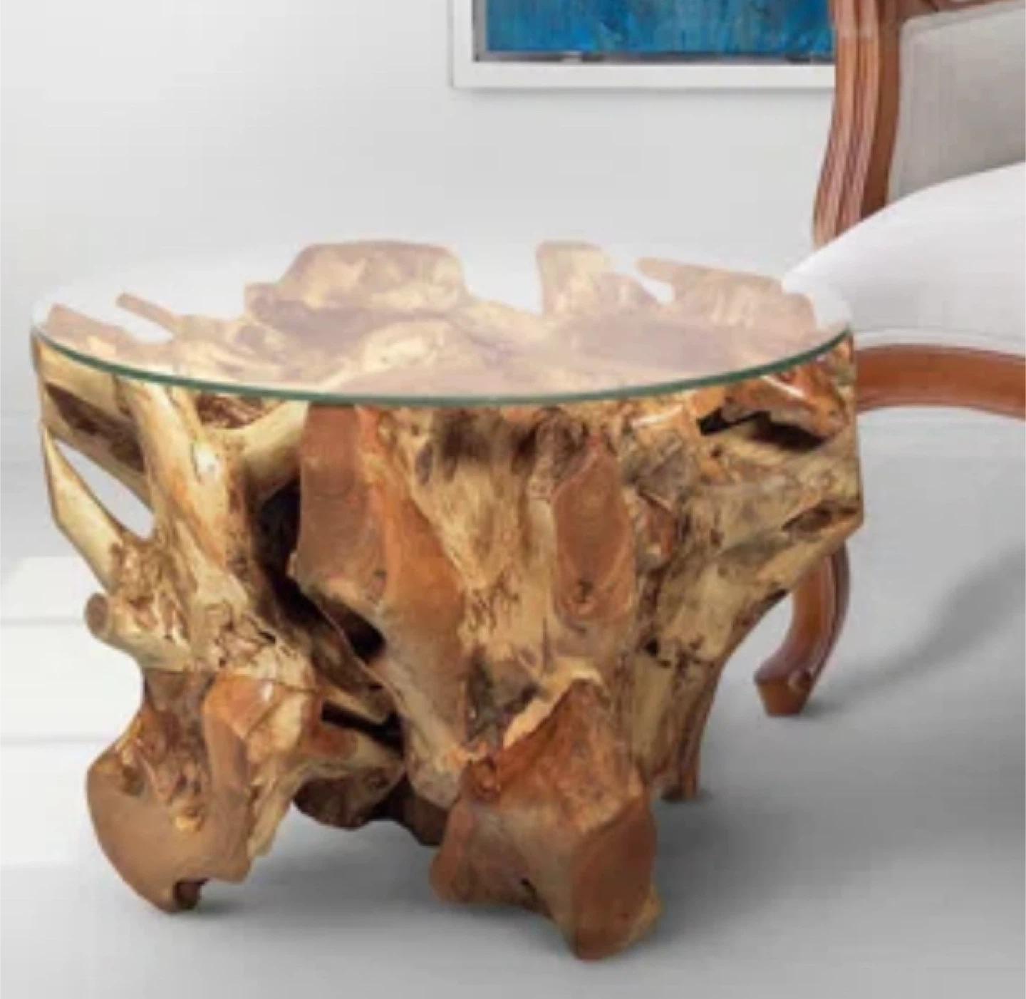 Ibolili Coffee Table - Glass Top