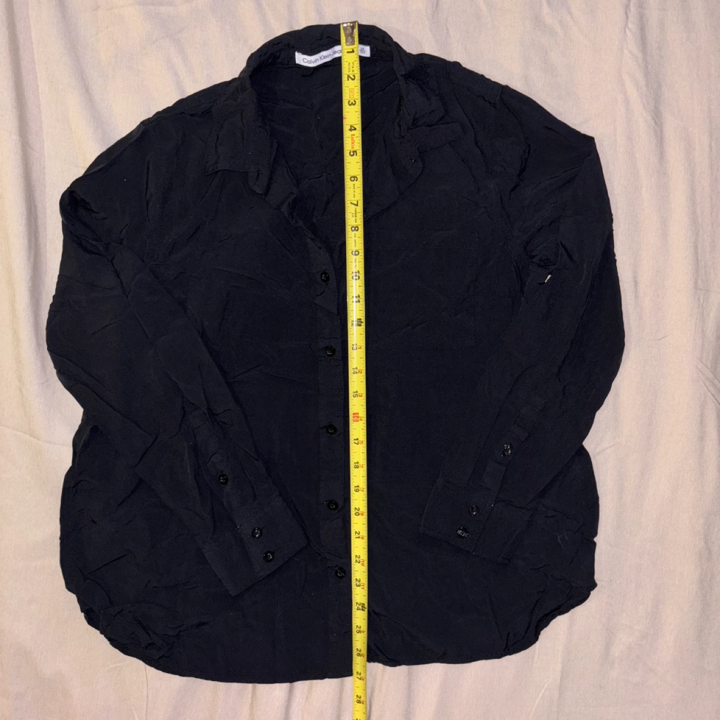 Calvin Klein Jeans Black Button-Up Shirt - photo 2