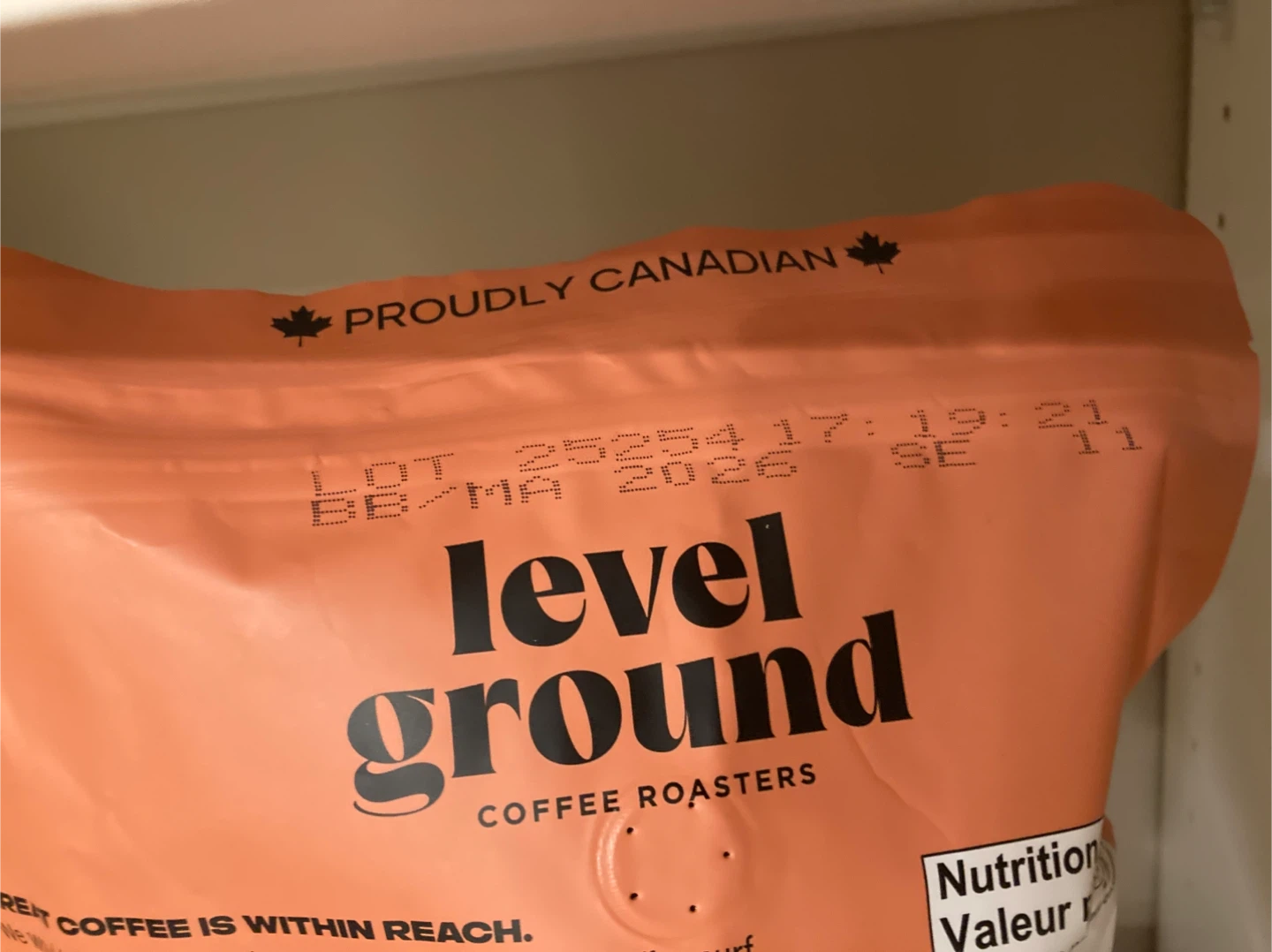 NEW Level Ground Organic Espresso Whole Bean Coffee, 907g - photo 4