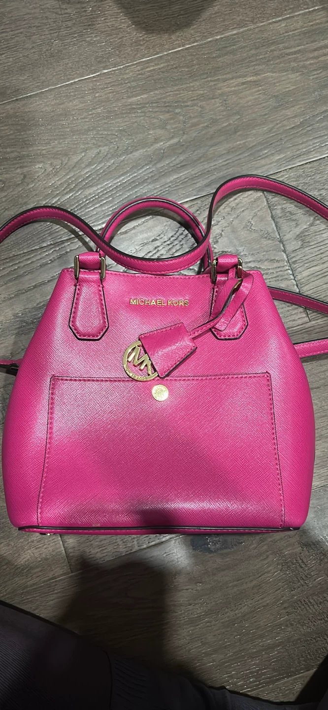 Michael Kors Pink Leather Satchel