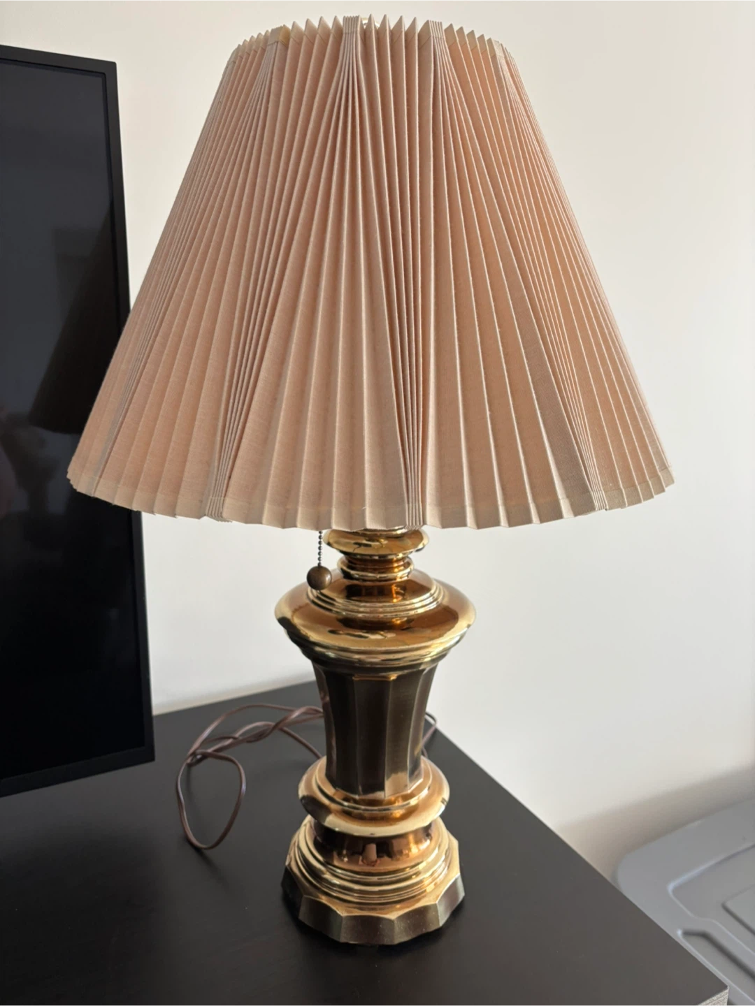 Brass Table Lamps - set of 2