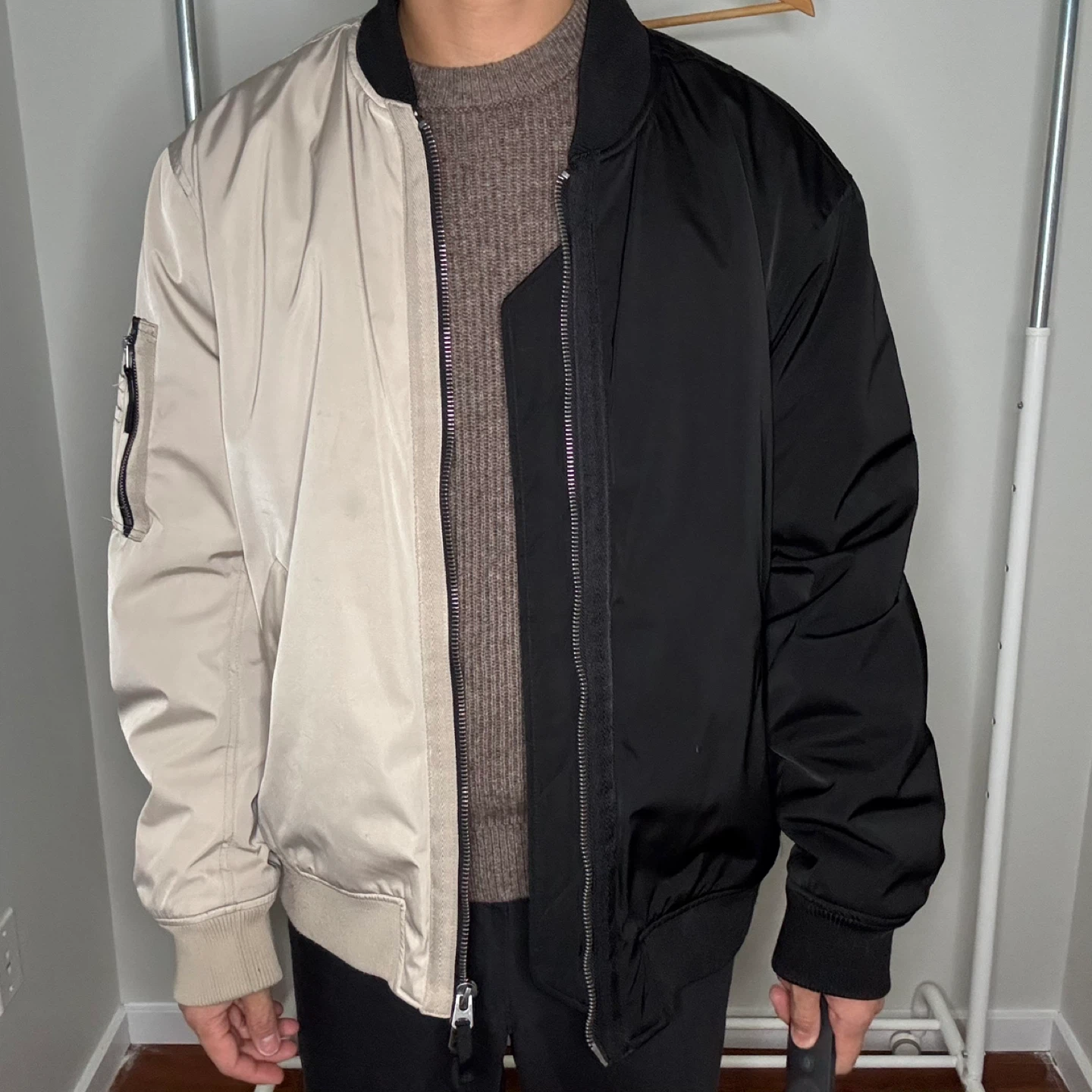 Topman Colour Block Bomber Jacket - photo 3