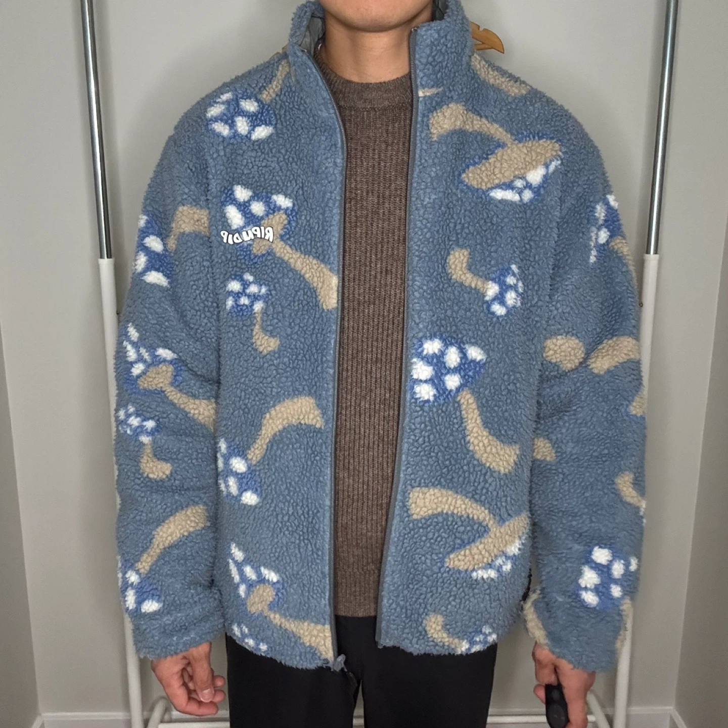 Ripndip Mushroom Sherpa Fleece Jacket - photo 4