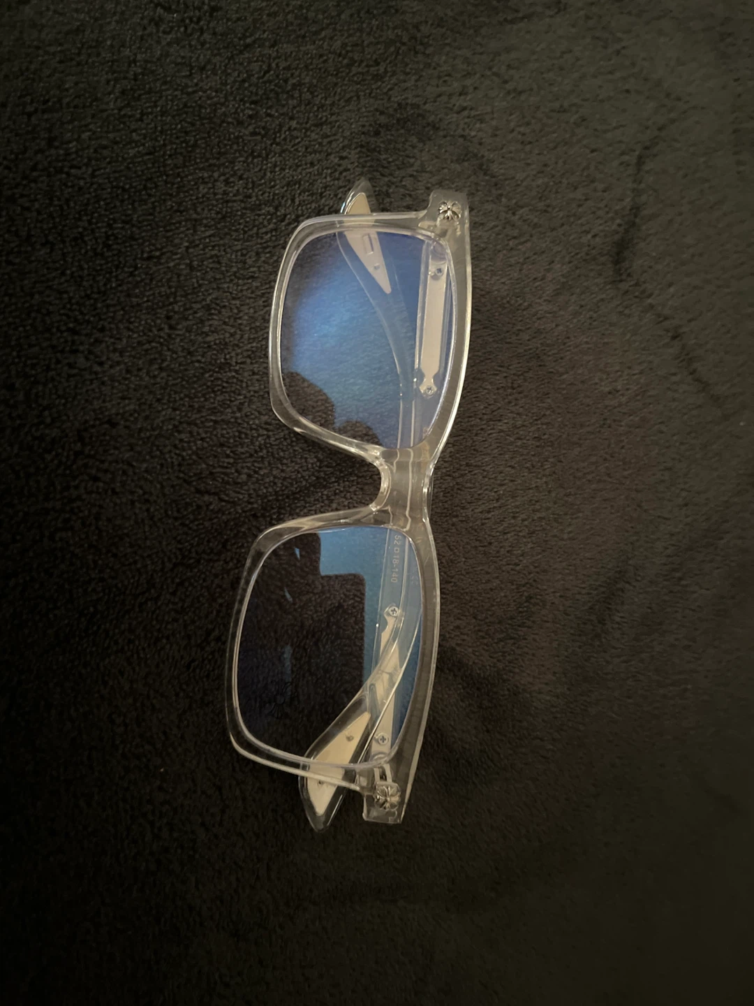Chrome Hearts Clear Frame Glasses