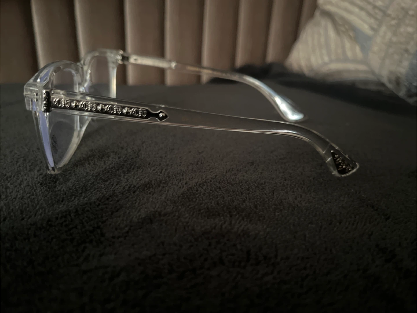 Chrome Hearts Clear Frame Glasses - photo 3