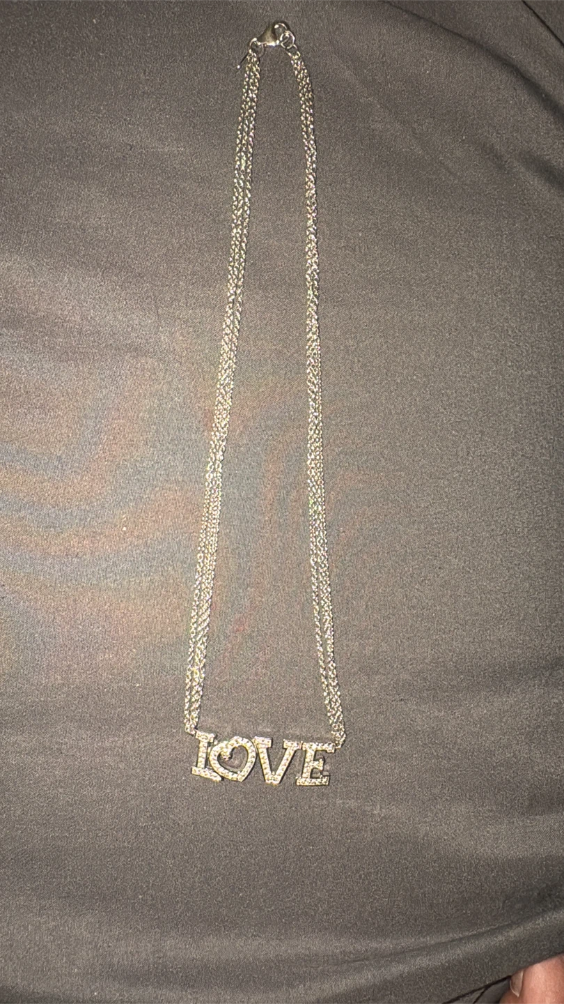 GM 'Love' Sterling Silver Necklace - photo 4