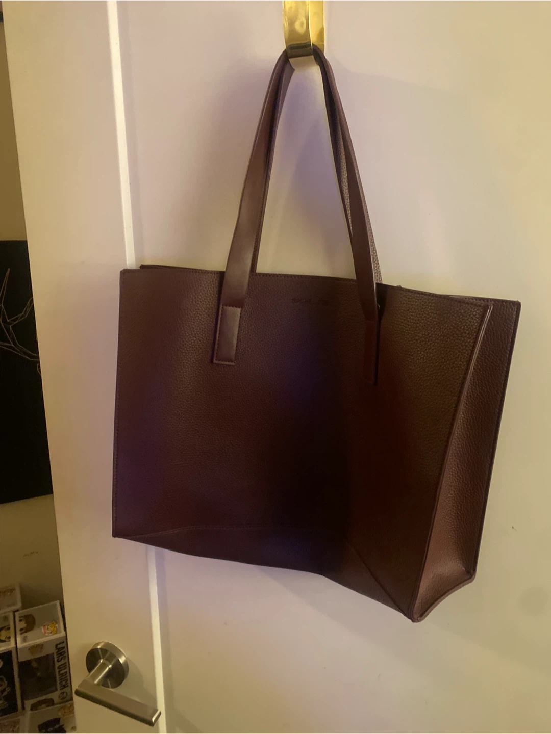 Rachel Zoe Burgundy Tote Bag