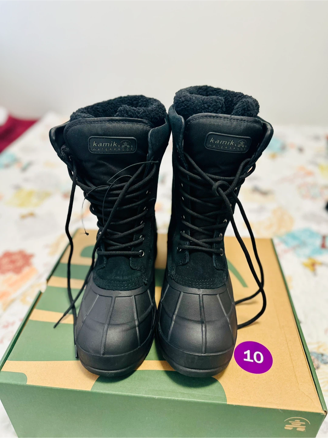 Kamik Waterproof Winter Boots - Size 10 - photo 3