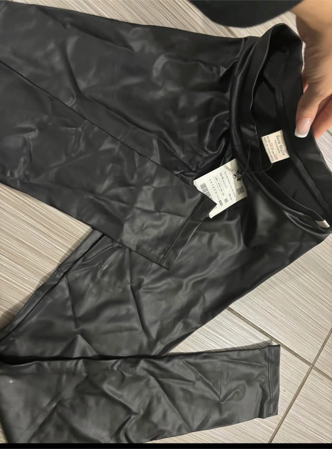 Zara Girls Collection Leggings - Size 13/14 Black