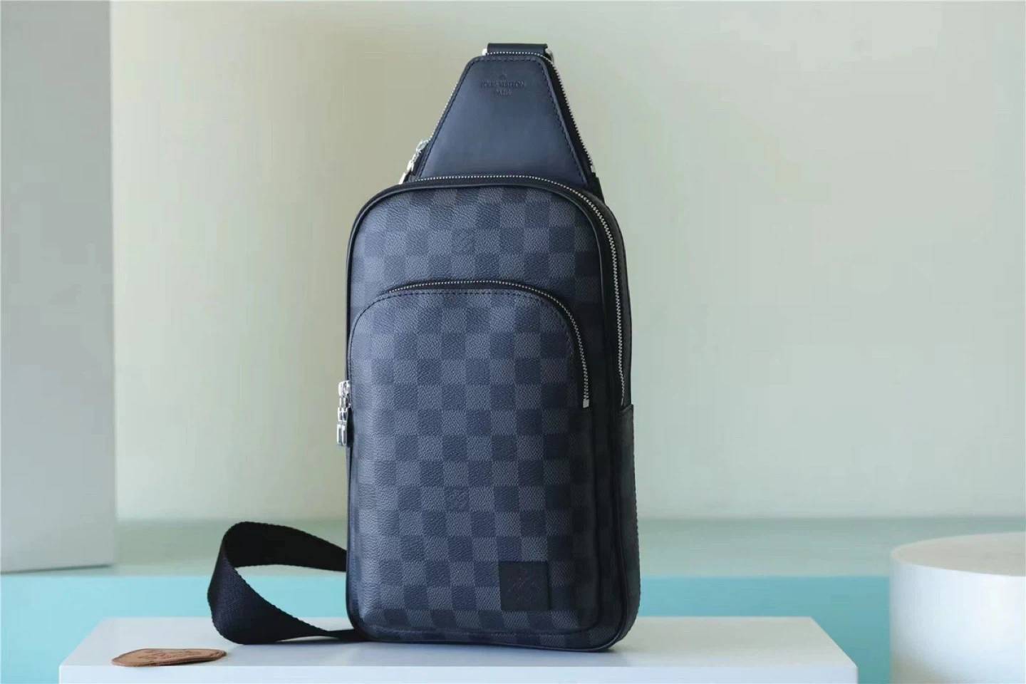 Louis Vuitton Avenue Sling Bag Damier Graphite