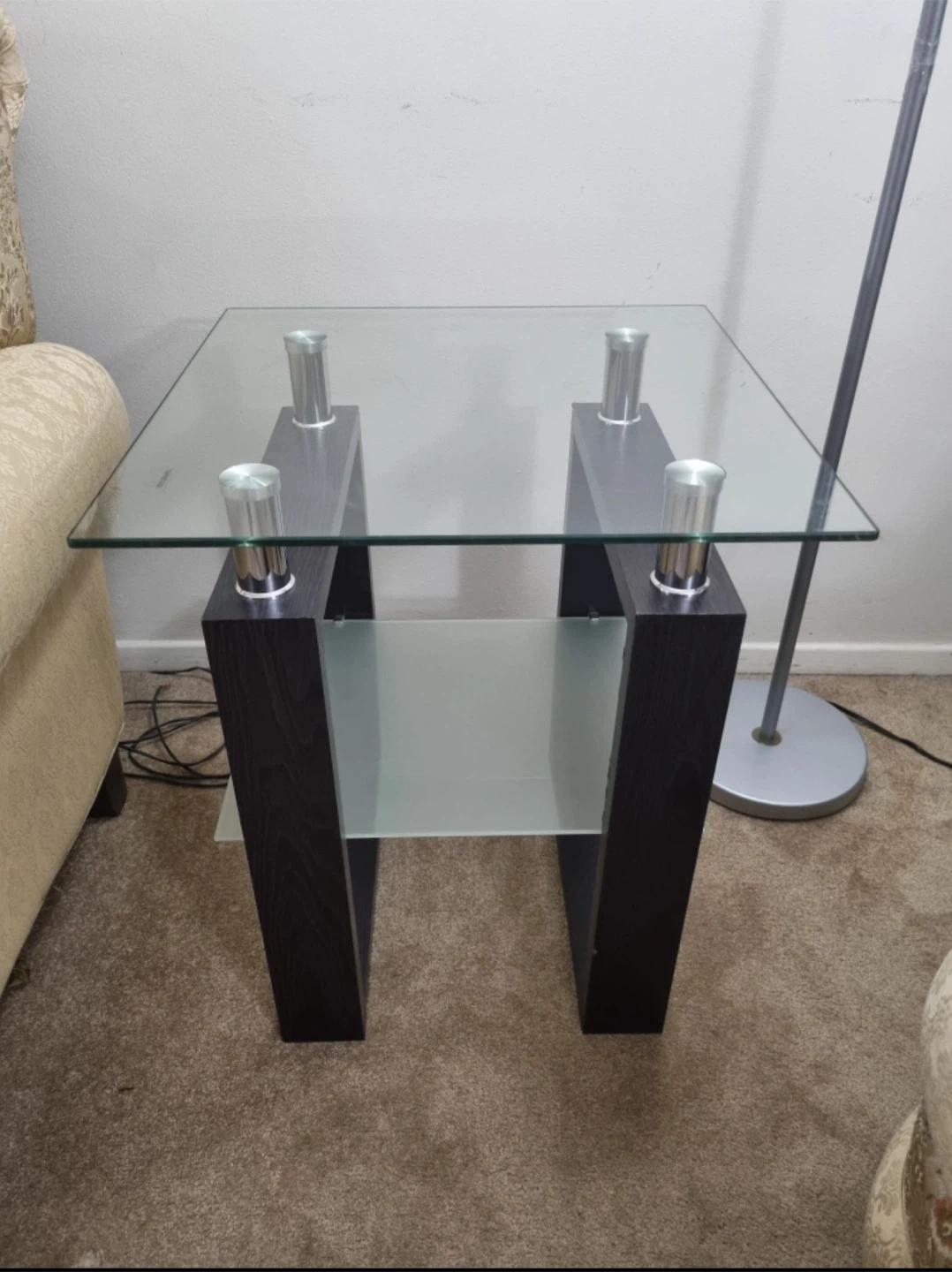 Glass Top Coffee Table and 2 side tables - photo 3