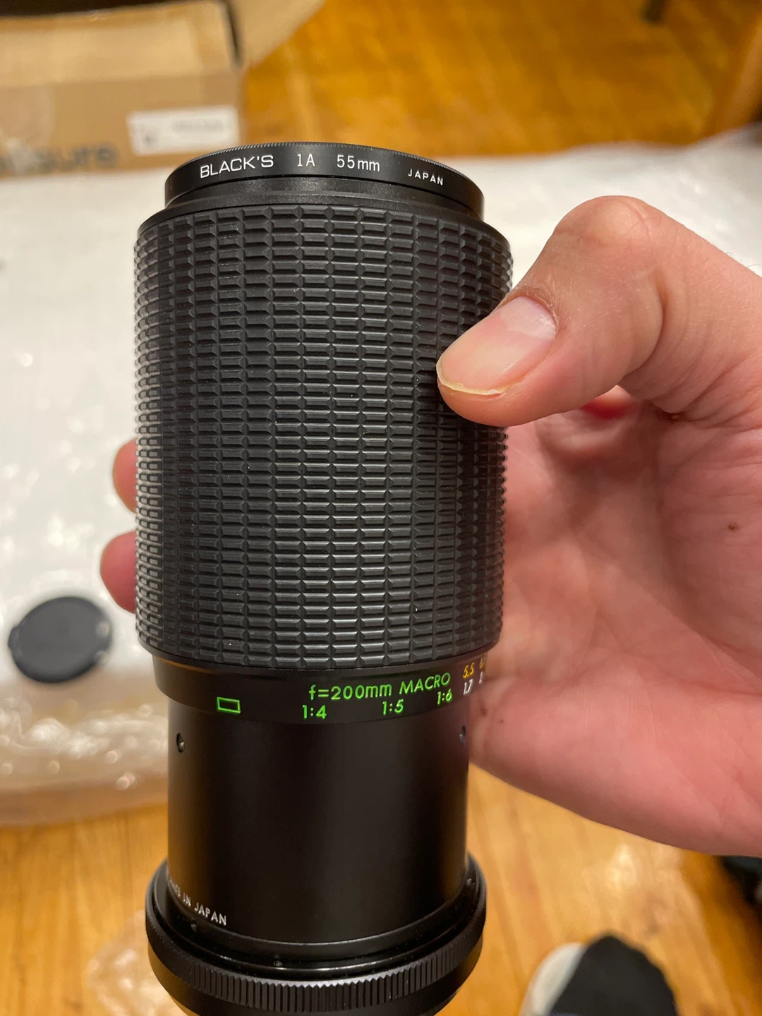 Black's 80-200mm Macro Auto Minolta Lens