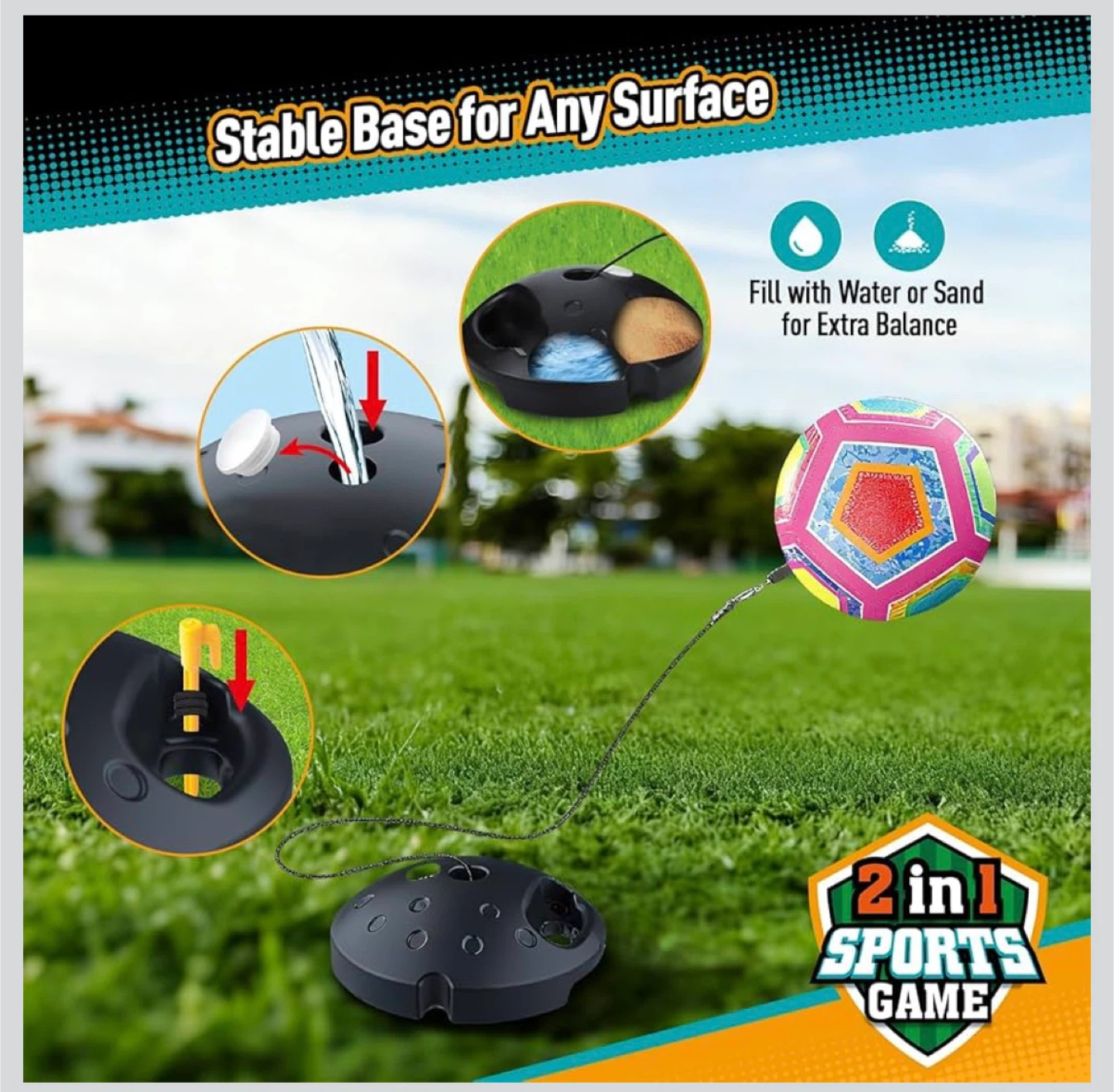 Soccergame 2-in-1 Sports Game - Soccer Return Trainer 3+ - photo 5