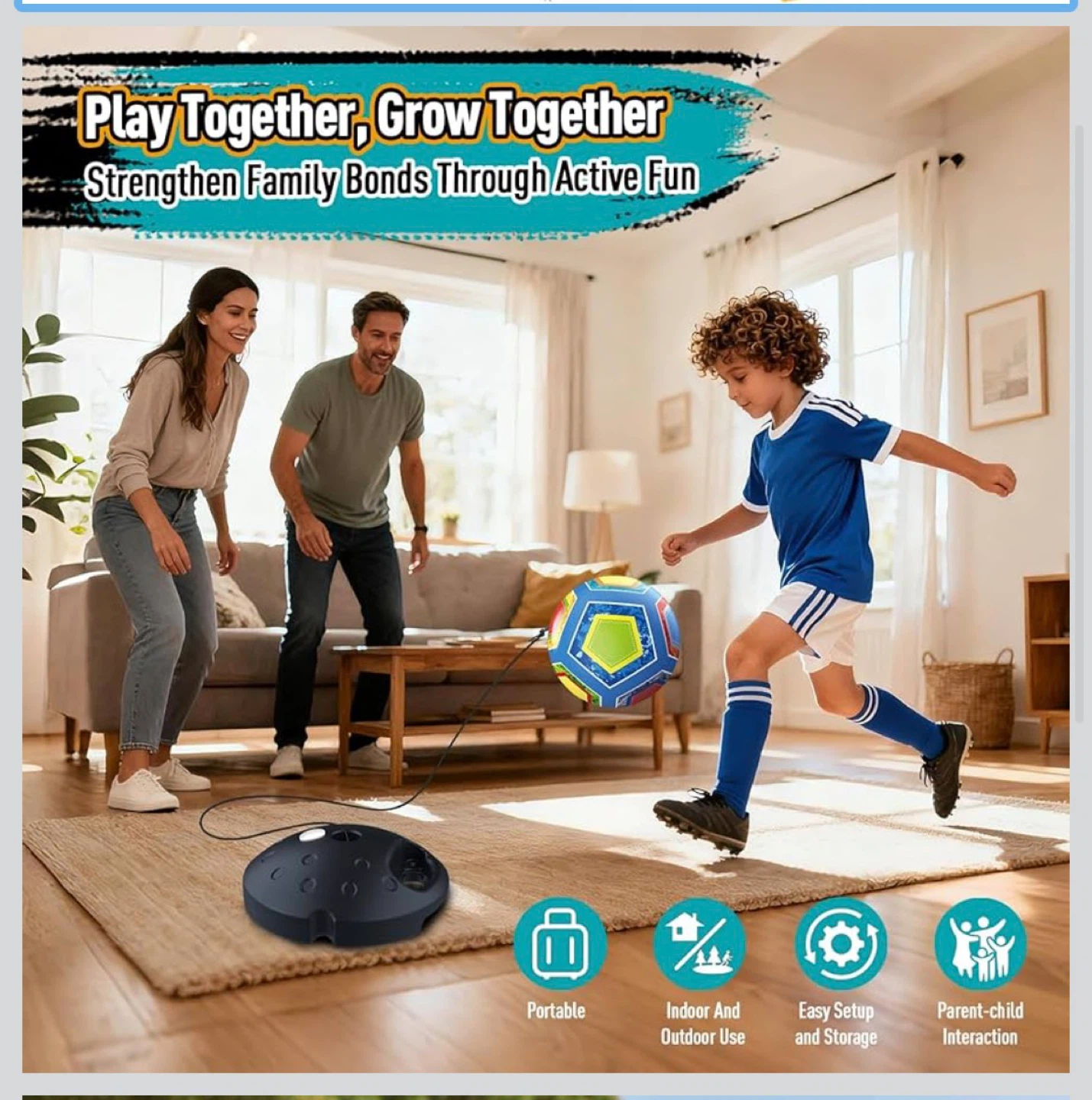 Soccergame 2-in-1 Sports Game - Soccer Return Trainer 3+ - photo 2