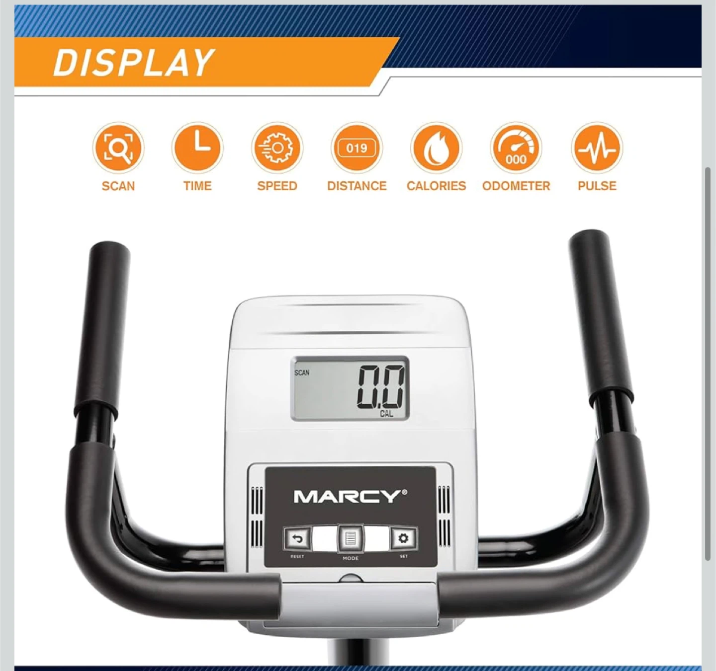 Marcy Recumbent Exercise Bike - photo 4