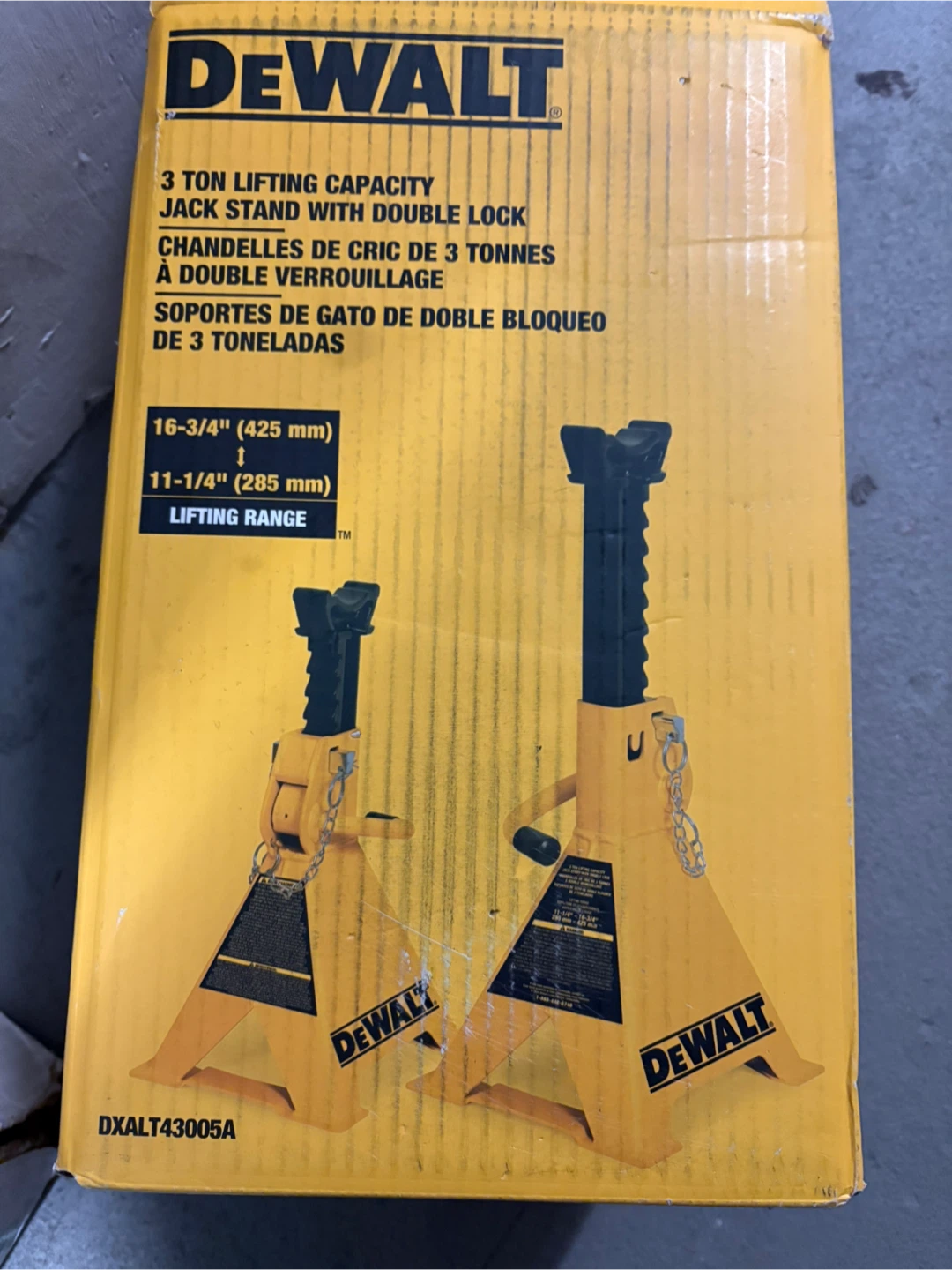 DeWalt Double locking Axle Stands