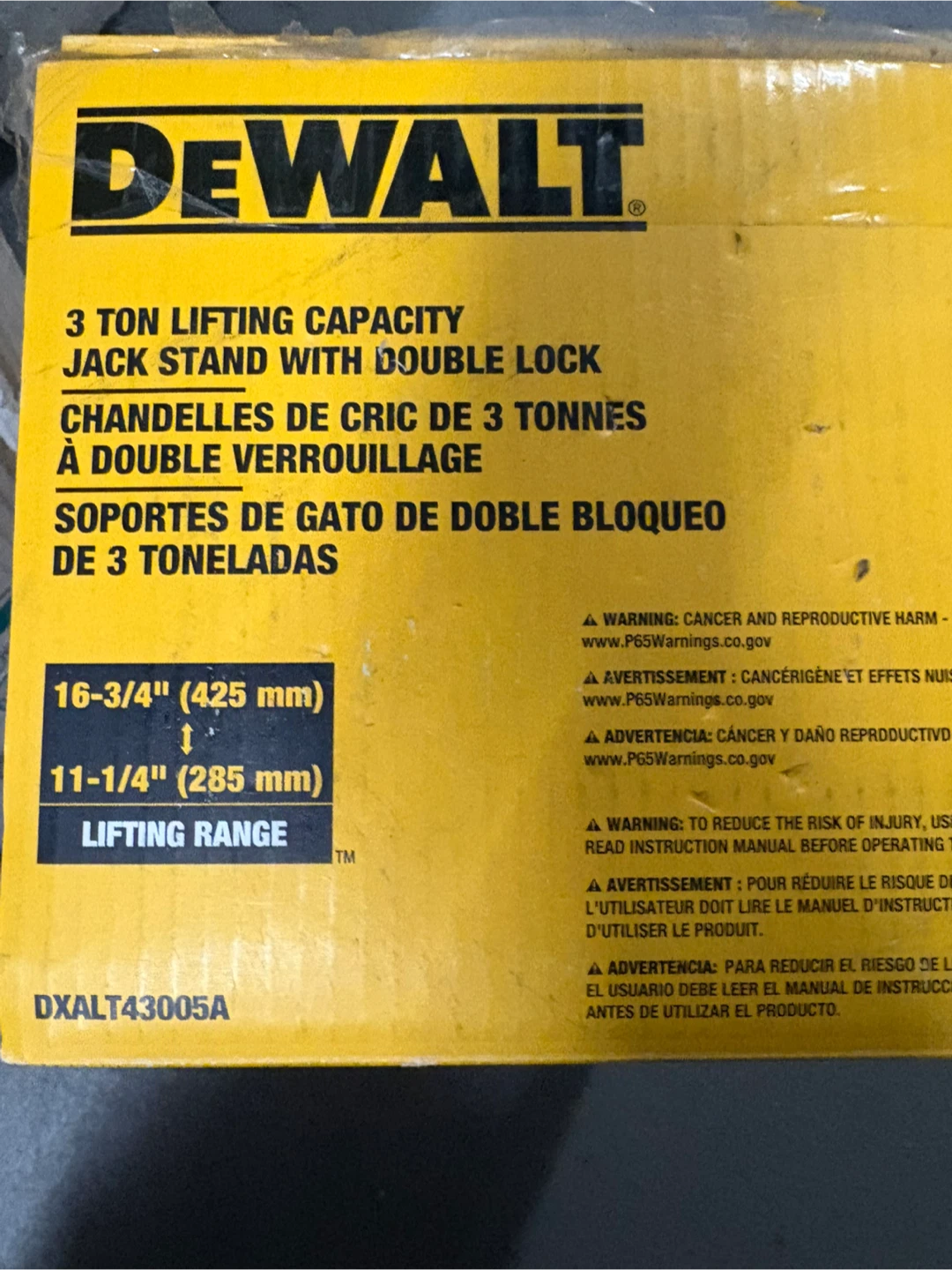 DeWalt Double locking Axle Stands - photo 2