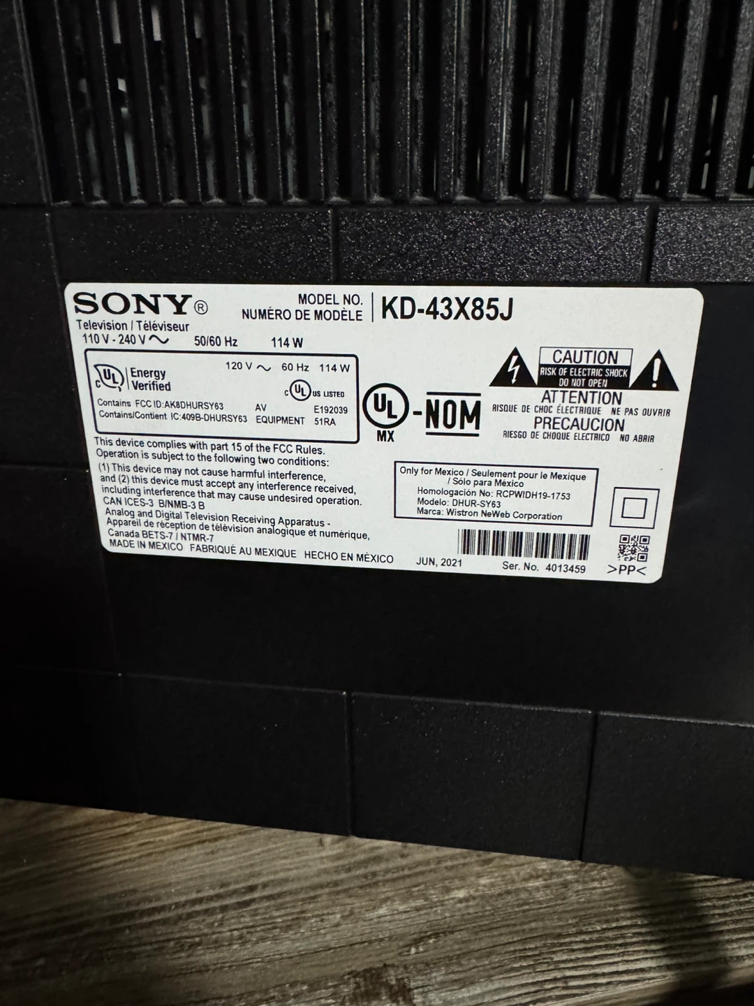 Sony 43" Google TV KD-43X85J - photo 4