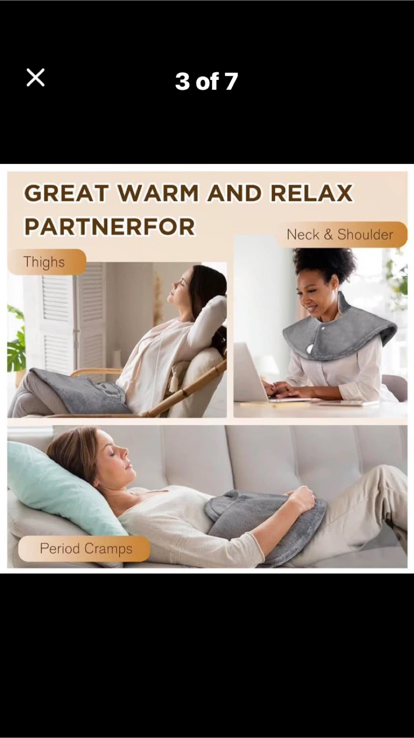 Heating Pad for Neck, Shoulders & Back - photo 3