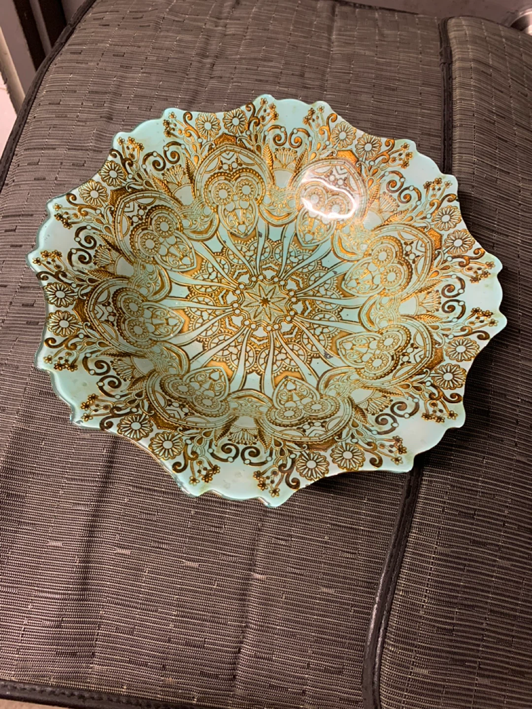 Decorative Bowl - Gold Pattern and Bonus Bowl