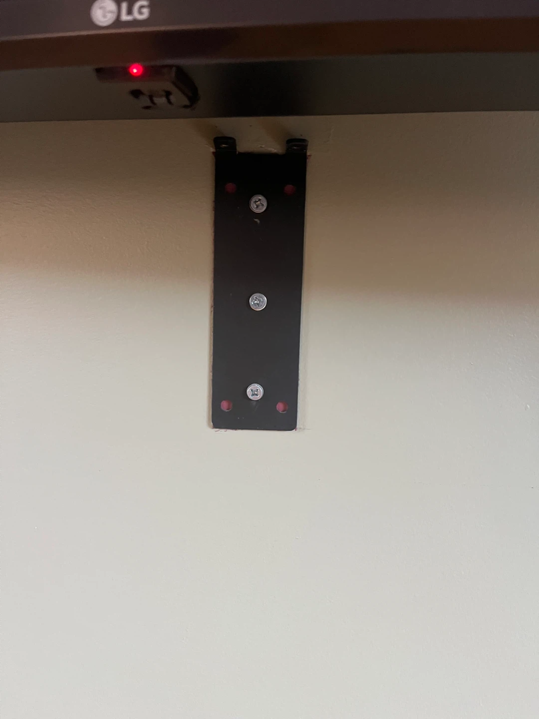 2 Shelf Floating Glass TV Stand - photo 3