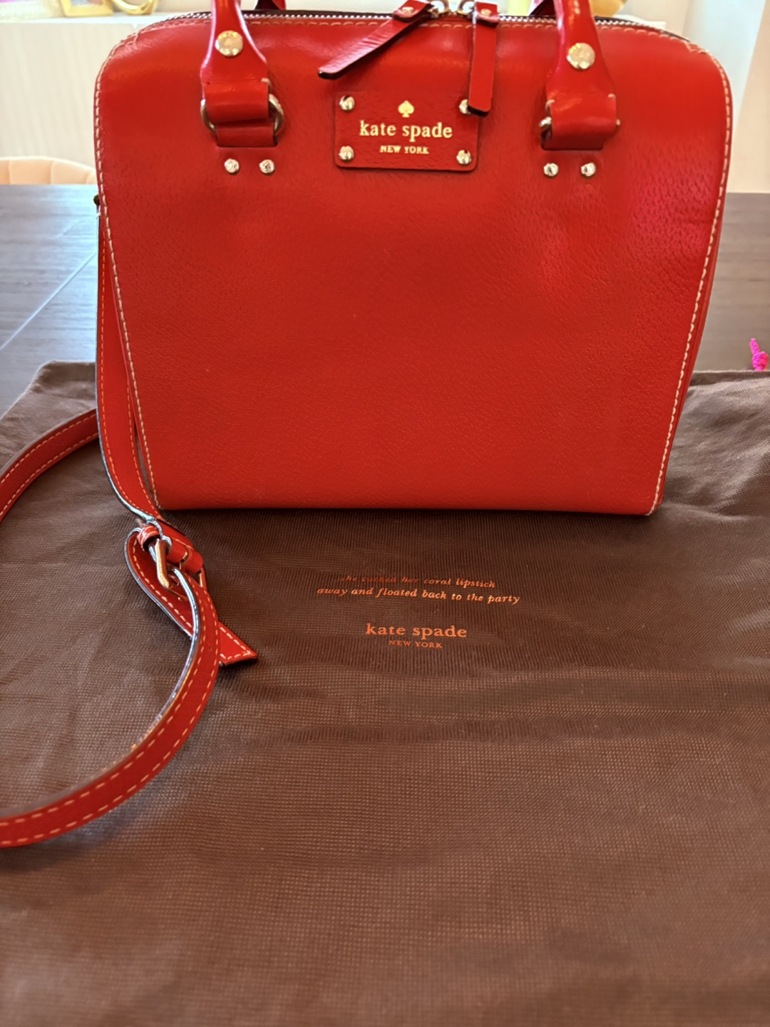 KATE SPADE Leather Purse EXCELLENT Condition - photo 3
