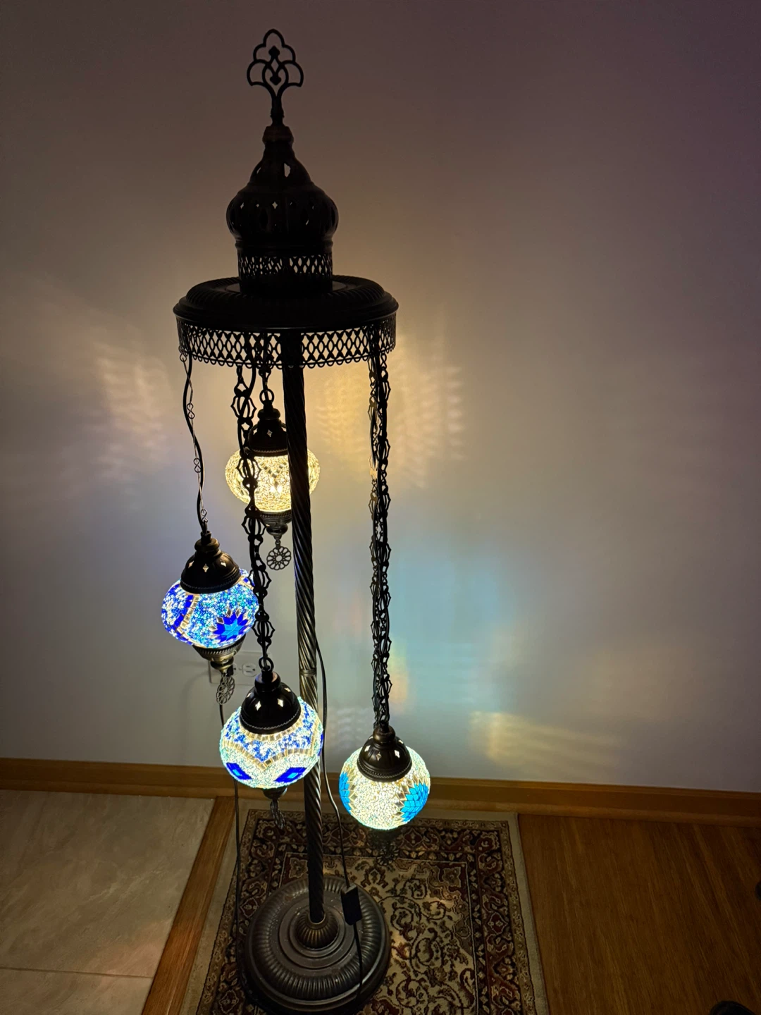 Mosaic Turkish Floor Lamp