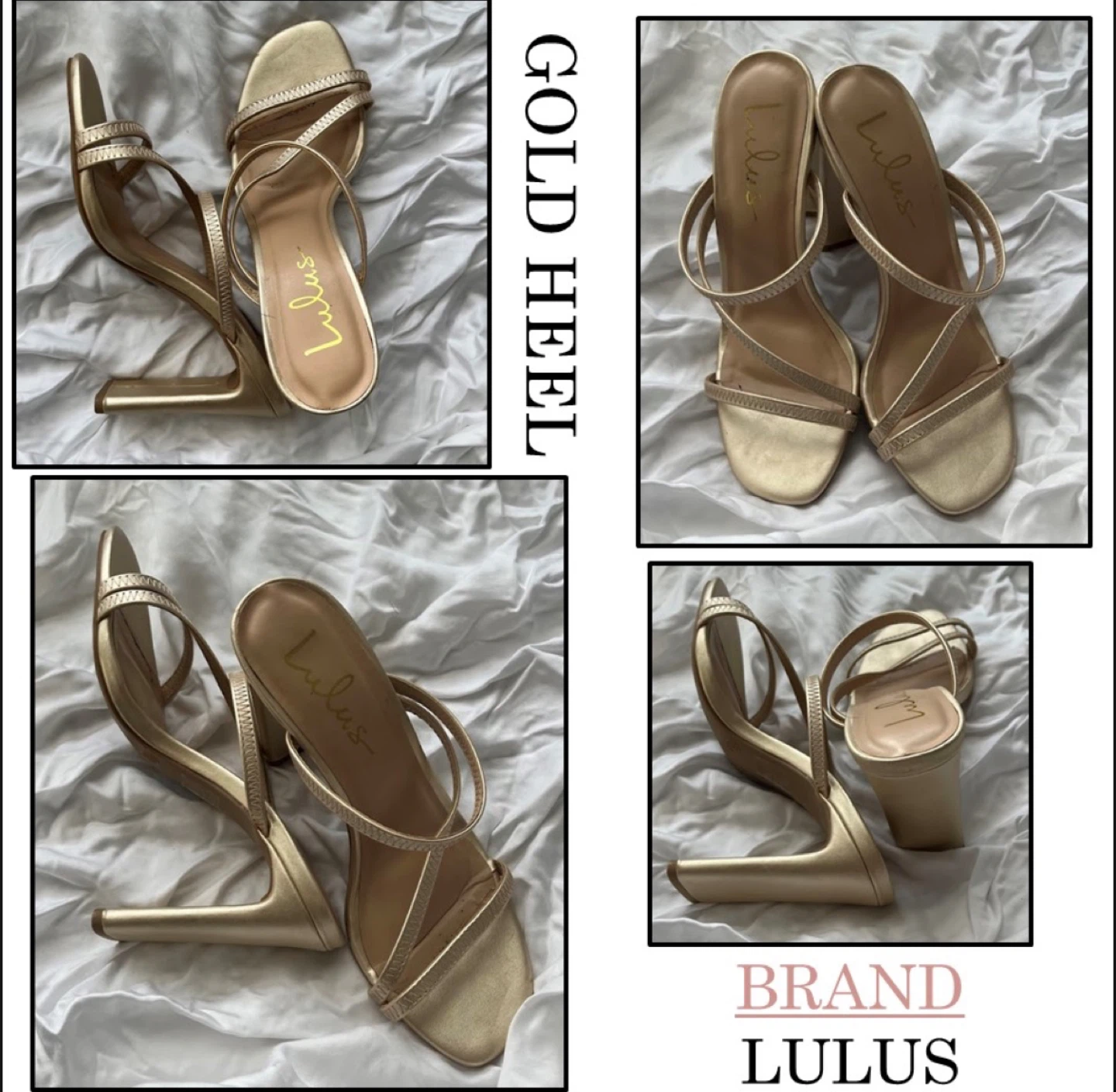 Lulus Gold Heels