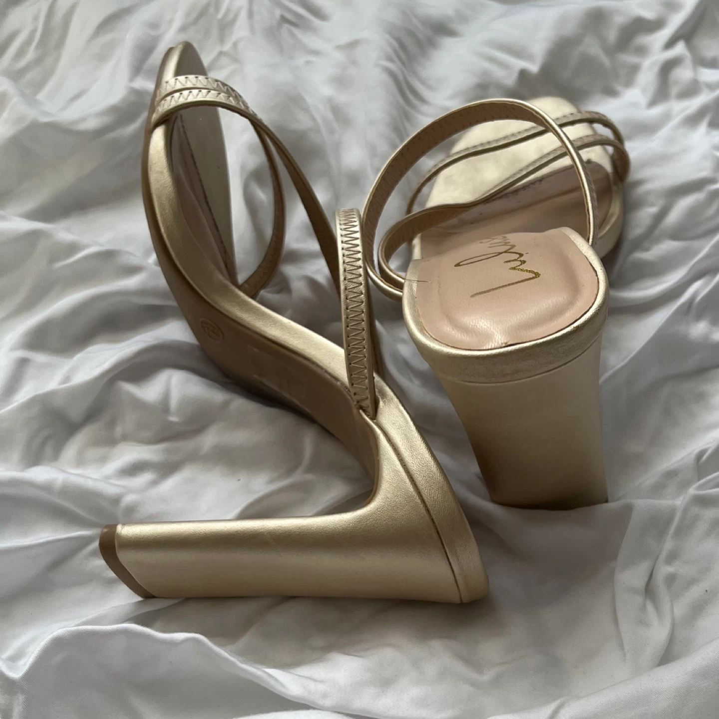 Lulus Gold Heels - photo 3