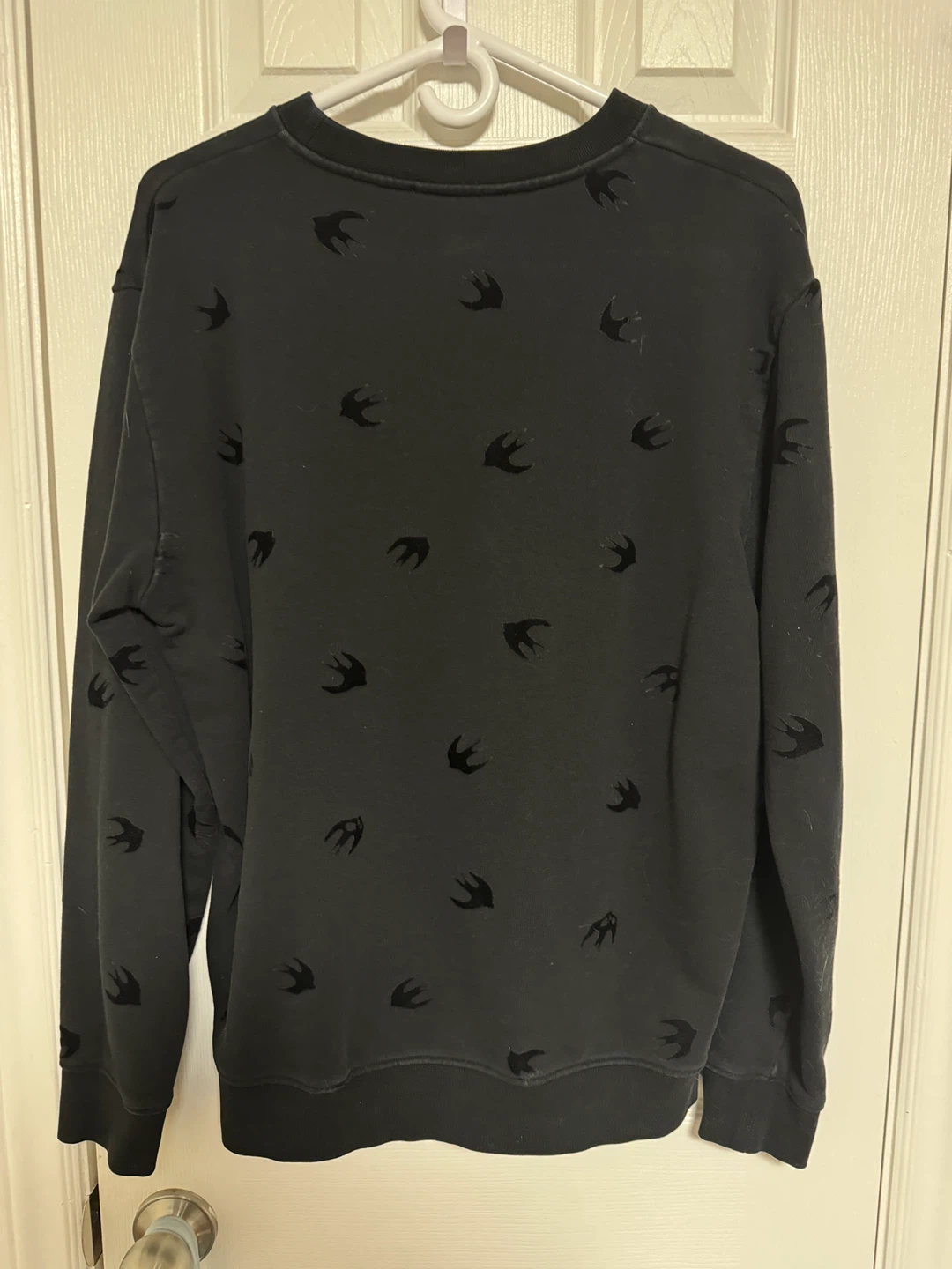 MCQ Alexander McQueen Black Bird Sweatshirt - Size L - photo 2