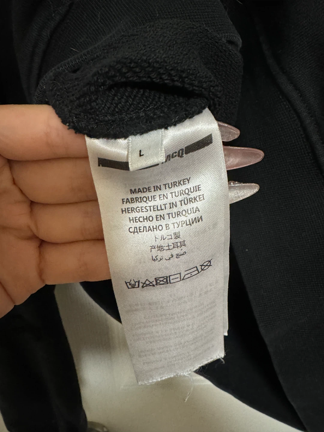 MCQ Alexander McQueen Black Bird Sweatshirt - Size L - photo 4