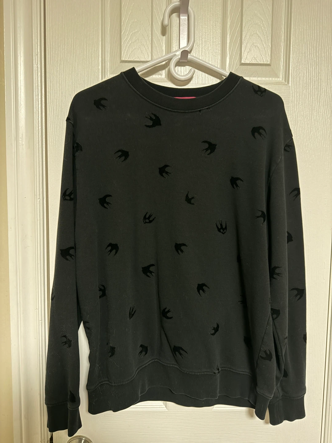 MCQ Alexander McQueen Black Bird Sweatshirt - Size L