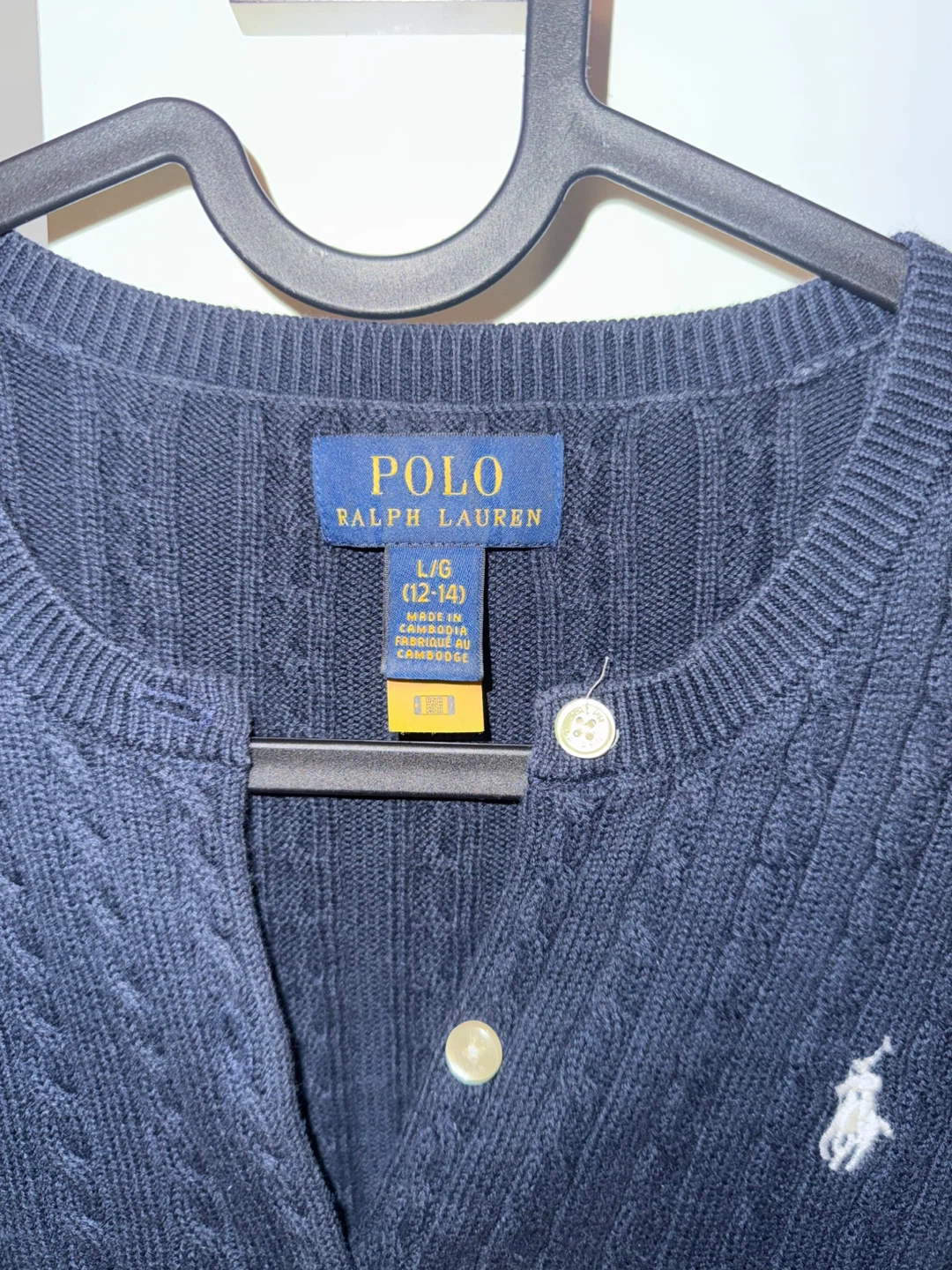 Polo Ralph Lauren Cardigan - Size L (12-14) - photo 3