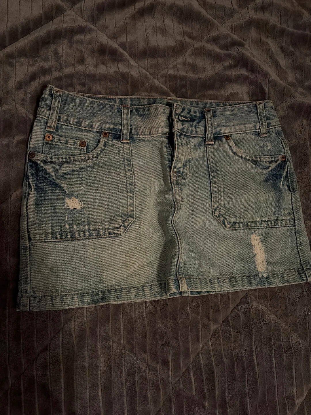 American Eagle Denim Mini Skirt - Size 4