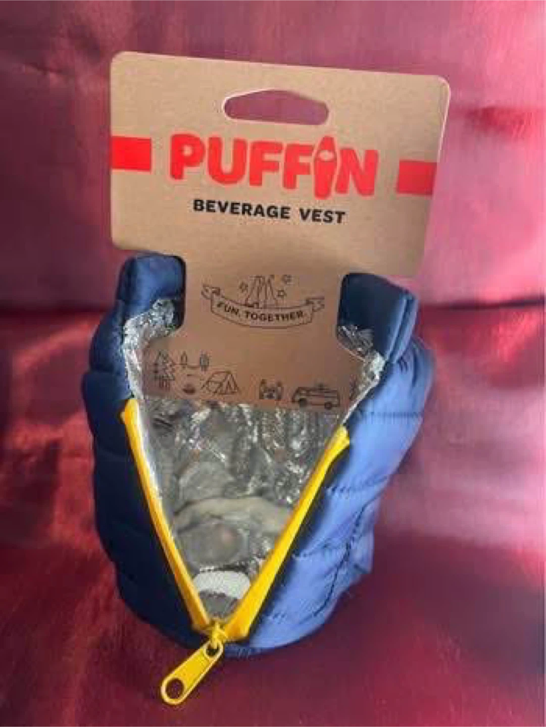 Puffin Beverage Vest - Keep Drinks Cold!