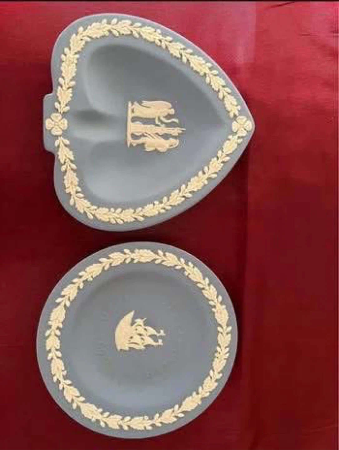 Wedgwood Mayflower Plate and Heart Dish Set