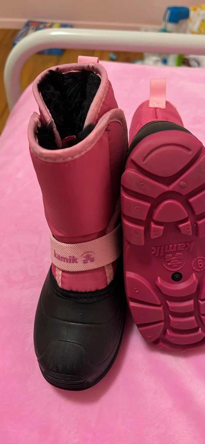 Kamik Pink toddler Snow Boots - Size 6