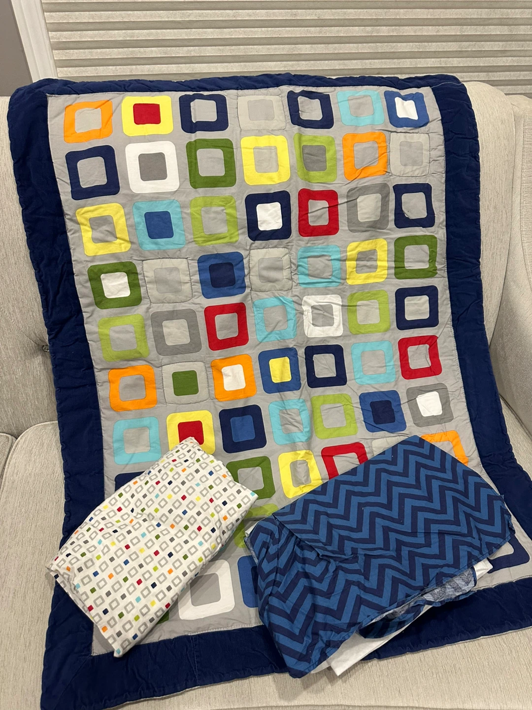 Baby Crib Bedding Set - Bumper Pads, Quilt, Sheets