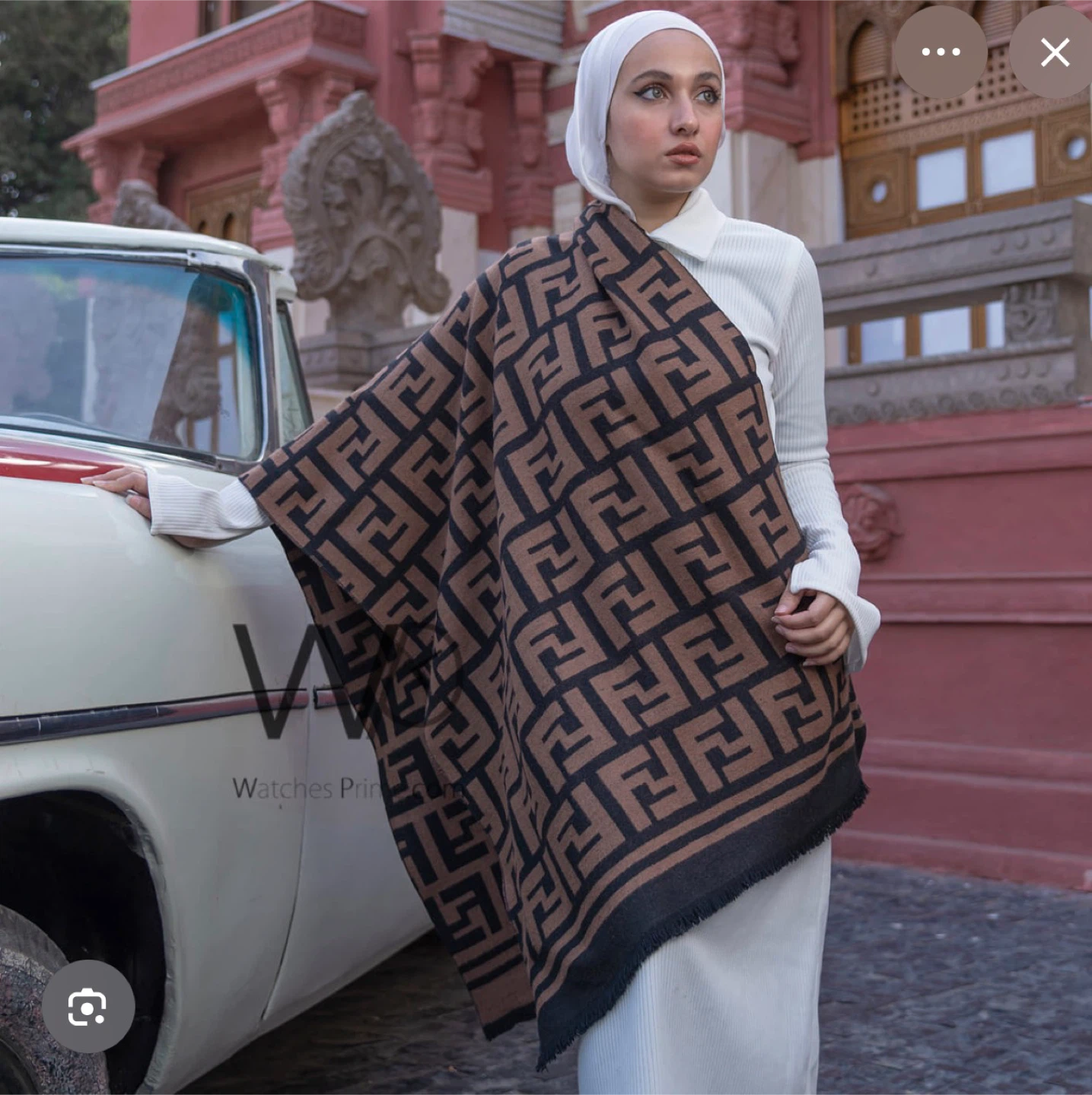 Fendi DD-9808 Scarf - 60x185cm, 100% Cashmere - photo 2