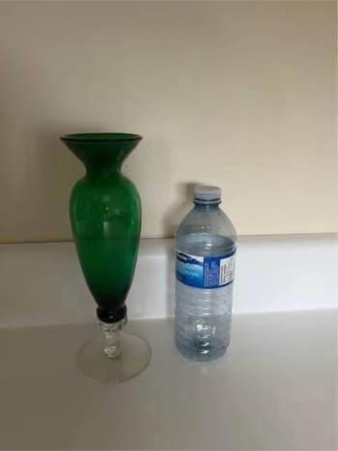 Green Glass Vase