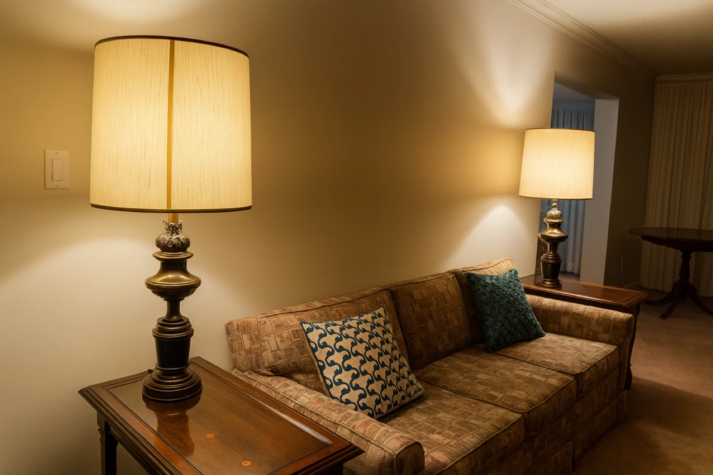 Vintage Table Lamps - Pair