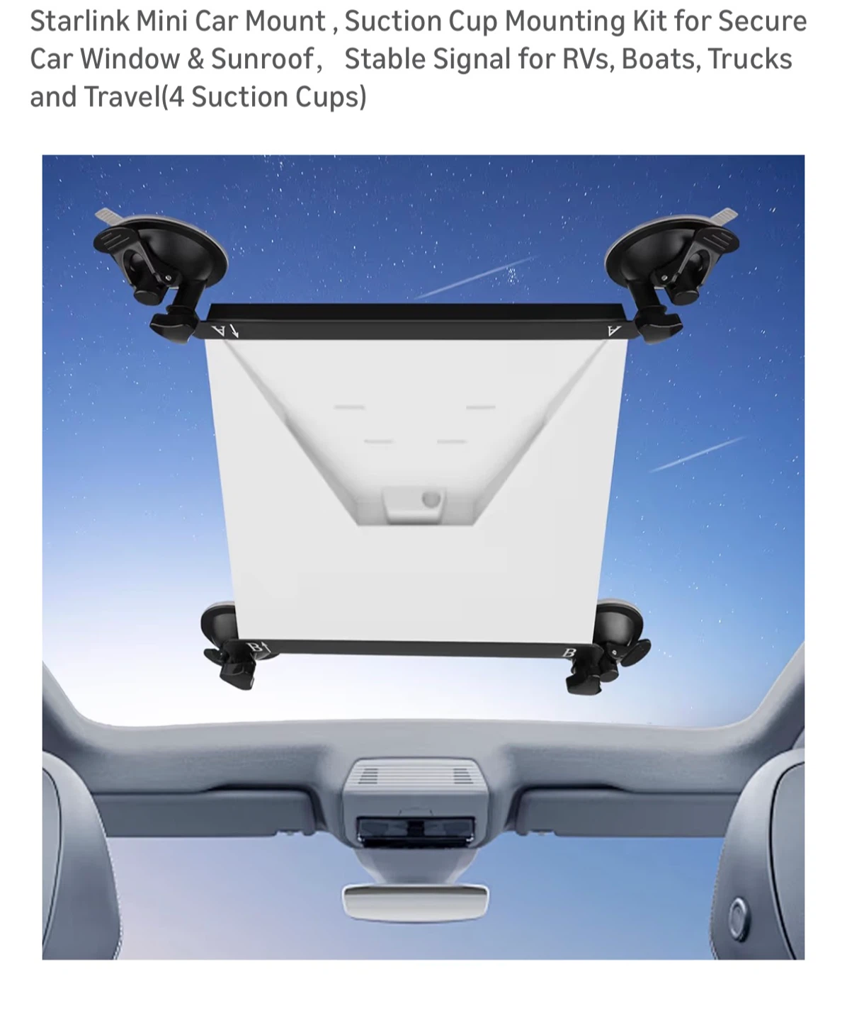 Brand New Starlink Mini Car Mount