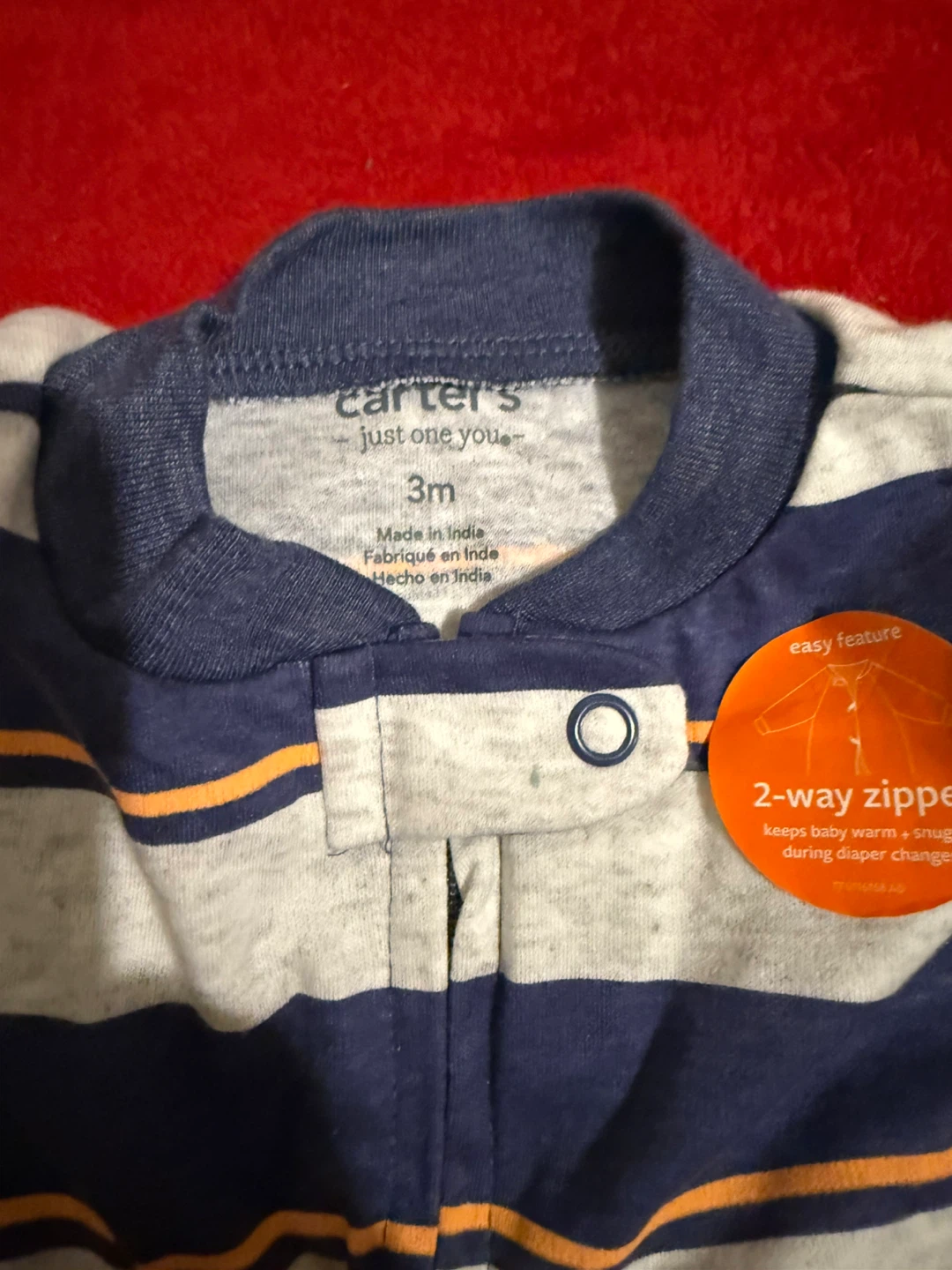 Carter's 3M Striped Baby Onesie - photo 2