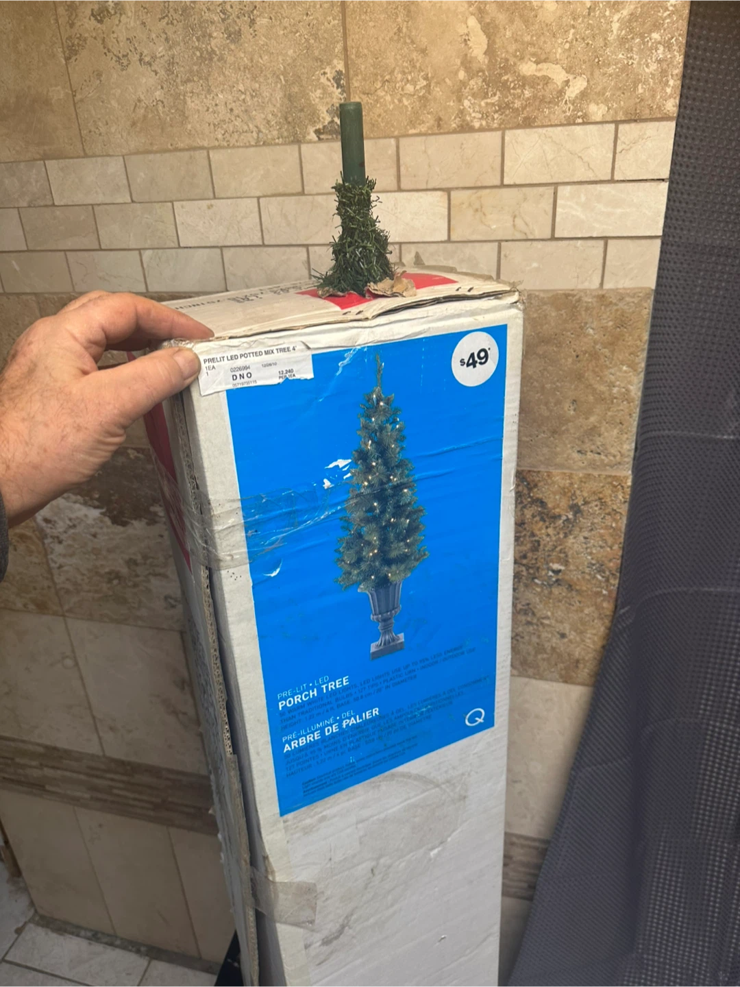 Pre-Lit LED Potted Christmas Tree - photo 3